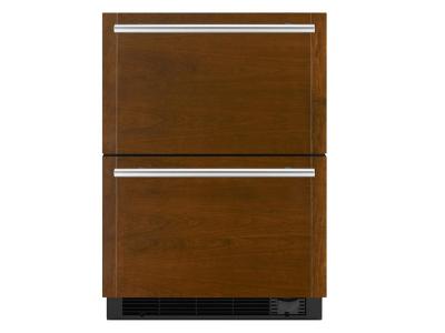 24" Jenn-Air Panel-Ready Double-Freezer Drawers