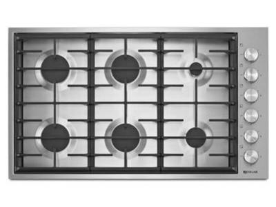 36" Jenn-Air  Euro Style Stainless 6-Burner Gas Cooktop