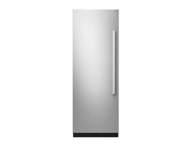 30" Jenn-Air Left Swing Built-in Column Freezer With Noir Panel Kit