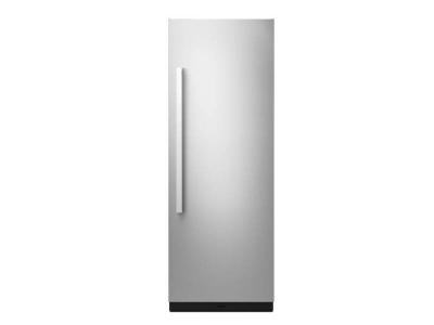 30" Jenn-Air Right Swing Built-in Column Freezer With Noir Panel Kit