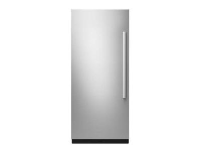 36" Jenn-Air Left Swing Built-in Column Refrigerator With Noir Panel Kit