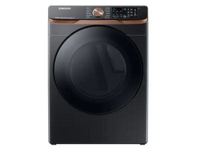 27" Samsung 7.5 Cu. Ft. Dryers with Steam Sanitize in Black