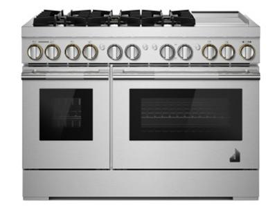 48" Jenn-Air Rise Dual-Fuel Professional Range With Chrome-Infused Griddle