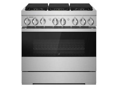 36" Jenn-Air Noir Dual-Fuel Professional-Style Range
