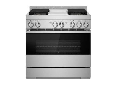 36" Jenn-Air Noir Dual-Fuel Professional-Style Range