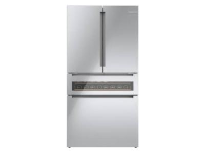 36" Bosch French Door Refrigerator Freezer Located Ice Dispenser