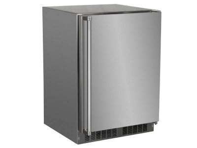 24" Marvel Outdoor Refrigerator With Crescent Ice Maker
