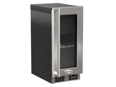 15" Marvel Professional Clear Ice Machine with Tri-Color Illuminice