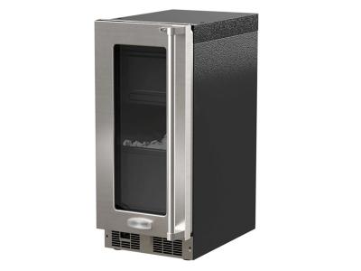 15" Marvel Professional Clear Ice Machine with Tri-Color Illuminice