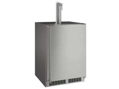 24" Marvel Outdoor Built-in Dispenser with Single Wine and Beverage Tap