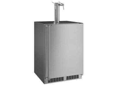 24" Marvel Outdoor Built-in Dispenser with Twin Wine and Beverage Tap