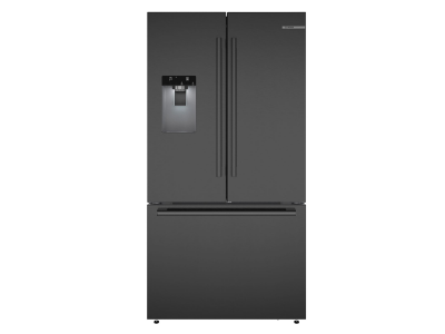 36" Bosch 500 Series French Door Bottom Mount Refrigerator in Black Stainless Steel