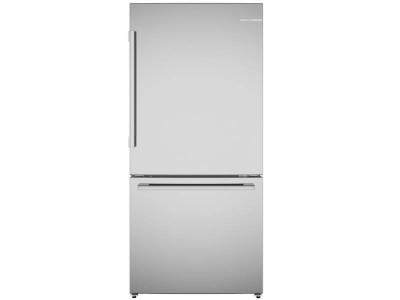 33" Bosch 100 Series Counter-Depth Freestanding Bottom Freezer Refrigerator