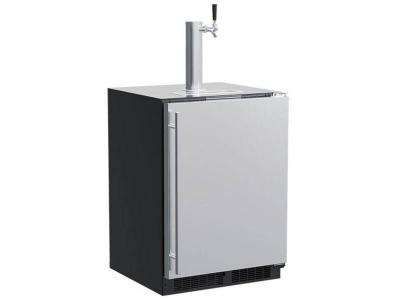 24" Marvel Built-in Dispenser with Single Beer and Beverage Tap