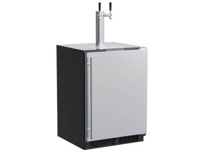 24" Marvel Built-in Dispenser with Twin Beer and Beverage Tap
