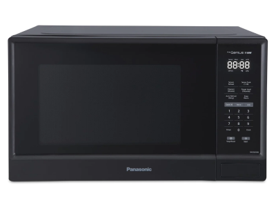 Panasonic Genius 1.3 Cu. Ft. Countertop Microwave in Black