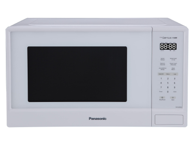 Panasonic Genius 1.3 Cu. Ft. Countertop Microwave in White