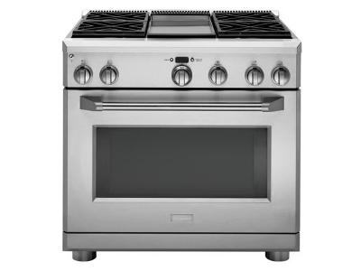 36" Monogram Pro Range Dual Fuel with Griddle