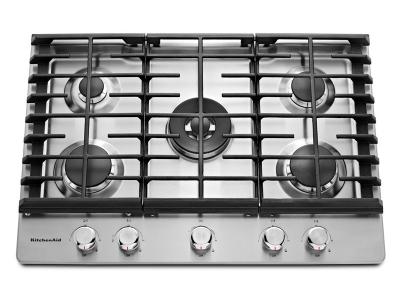 30" KitchenAid 5-Burner Gas Cooktop