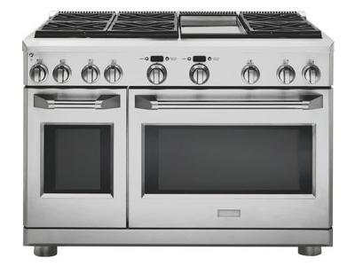 48" Monogram Dual-Fuel Professional Range with 6 Burners and Griddle (Natural Gas)