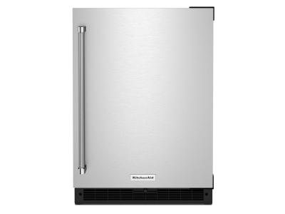 24" KitchenAid Undercounter Refrigerator with Stainless Steel Door