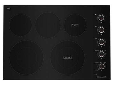 30" KitchenAid Electric Cooktop With 5 Elements And Knob Controls