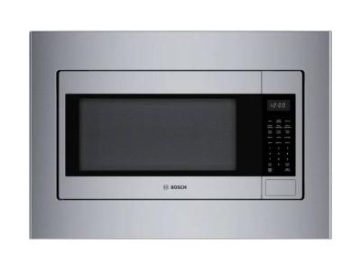 24" Bosch 300 Series 2.1 Cu. Ft. Built-In Microwave Oven in Stainless Steel