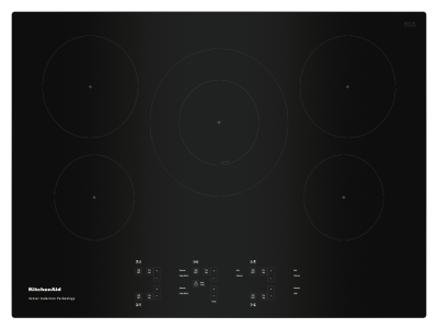 30" Kitchenaid Electric Induction Cooktop With 5 Burners