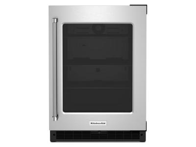 24" KitchenAid 5.2 Cu. Ft. Undercounter Refrigerator With Glass Door