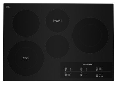 30" KitchenAid Electric Cooktop with 5 Elements and Touch-Activated Controls