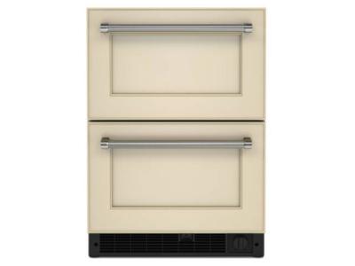 24" KitchenAid Undercounter Double-Drawer Refrigerator in Panel Ready