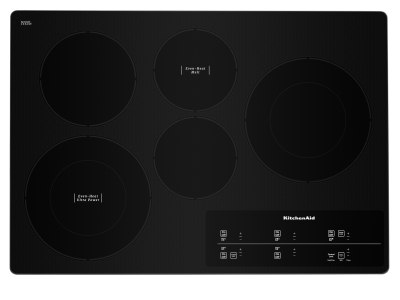 30" KitchenAid Electric Cooktop with 5 Elements and Touch-Activated Controls