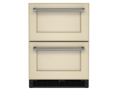 24" KitchenAid 4.44 Cu. Ft. Undercounter Double-Drawer Refrigerator in Panel Ready