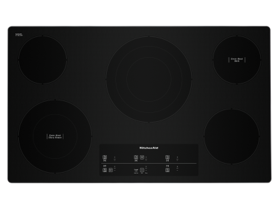 36" KitchenAid Electric Cooktop with 5 Elements and Touch-Activated Controls