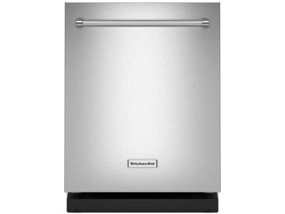 24" Kitchenaid 39 dBA PrintShield Finish Flush-to-Cabinet Dishwasher with FreeFlex Fit Third Level Rack