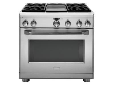 36" Monogram Pro Range - All Gas with Griddle