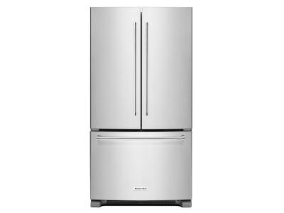 36" KitchenAid 25 Cu. Ft. Standard Depth French Door Refrigerator with Interior Dispense
