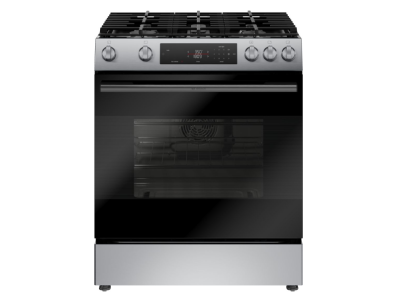 30" Bosch 100 Series Freestanding Gas Range in Stainless Steel