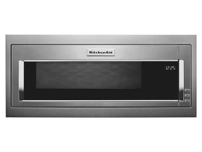 30" KitchenAid 1.1 Cu. Ft. Built In Microwave With Slim Trim Kit In Stainless Steel