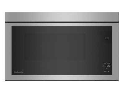 30" KitchenAid 1.1 Cu. Ft. Over The Range Microwave with Flush Built-In Design in PrintShield Stainless