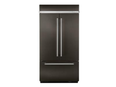 42" KitchenAid 24.2 Cu. Ft. Built-In Stainless French Door Refrigerator With Platinum Interior Design