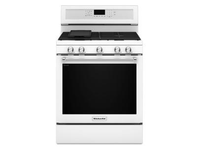 30" KitchenAid 5.8 Cu. Ft. 5-Burner Gas Convection Range