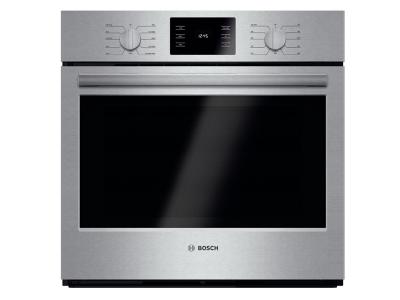 30" Bosch 4.6 Cu. Ft. 500 Series Single Wall Oven In Stainless Steel