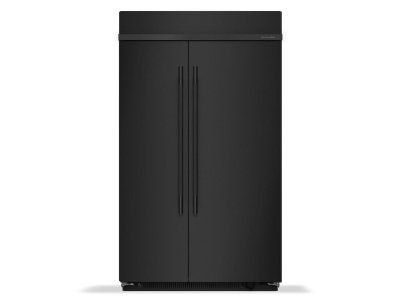48" Kitchenaid 30 Cu. Ft. Built-In Side-by-Side Refrigerator with Platinum Interior