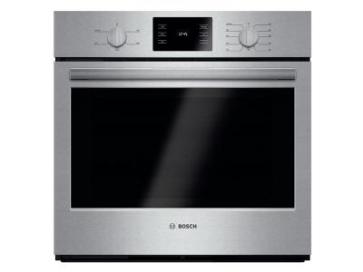 30" Bosch 4.6 Cu. Ft. 500 Series Single Wall Oven In Stainless Steel