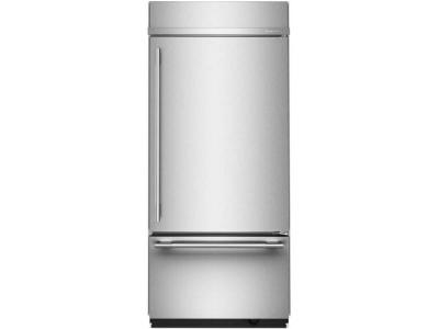 36" KitchenAid 20.8 Cu. Ft. Built-In Bottom Mount Refrigerator with Platinum Interior