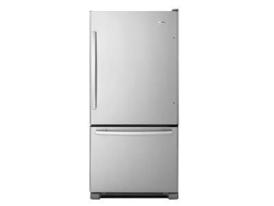 33" Amana 22 Cu. Ft. Amana Bottom-Freezer Refrigerator