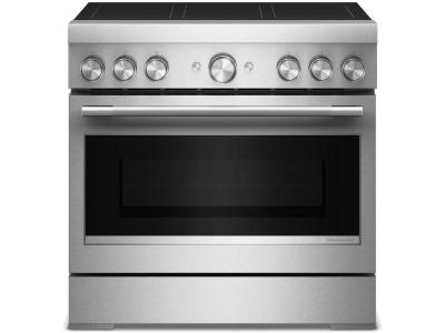 36" KitchenAid 6-Element Induction Freestanding Commercial-Style Range with Air Fry