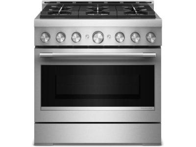 36" KitchenAid 6 Burner Commercial-Style Gas Range