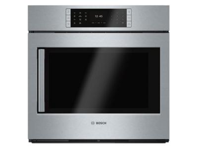 30" Bosch 4.6 Cu. Ft. Benchmark Single Wall Oven Right Side Opening Door